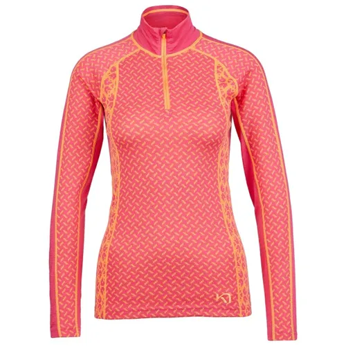 Kari Traa - Women's Lekker Halfzip - Merinounterwäsche Gr S rot