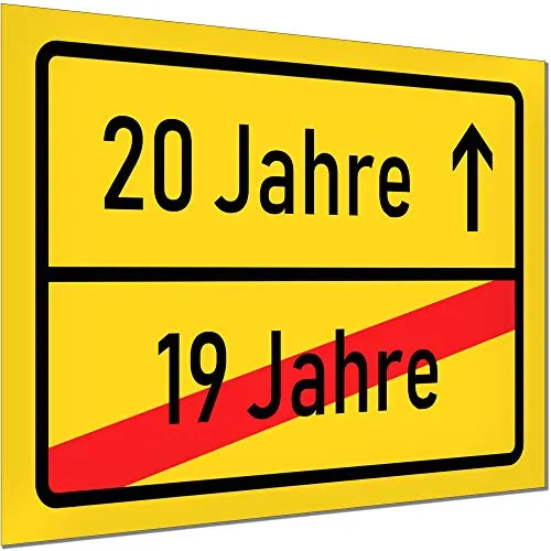 KAVARO 20 Geburtstag Geschenk oder Deko