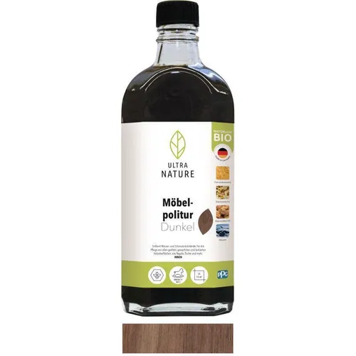 Ultra Nature Möbelpolitur 0,25L Dunkel für gewachste/lackierte Holzoberflächen