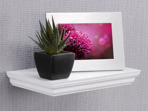 Wandboard Wandregal Regal Hängeregal Küchenregal Gewürzregal weiß 