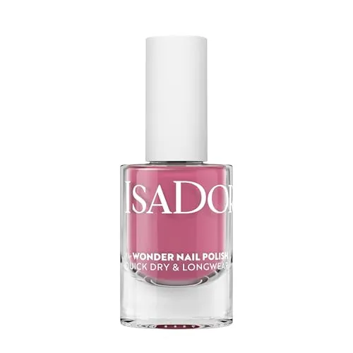 IsaDora Nagellack schnelltrocknend - Langanhaltend und einfach aufzutragen - Individuelles Nageldesign - Veganer Nagellack - Nail Polish in verschiedenen Farben - 179 Happy Pink