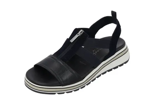 Tamaris 28265 Keilsandalette blau 40 EU - Stylische Keilsandalette in Navy, Größe 40, aus hochwertigem Leder für optimalen Tragekomfort – perfekt für den Sommer!