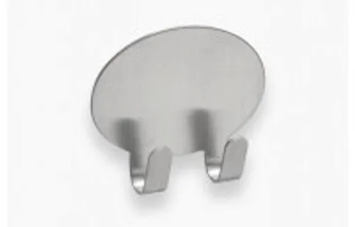 Handtuchhaken mit 2 Haken Edelstahl, selbstklebend