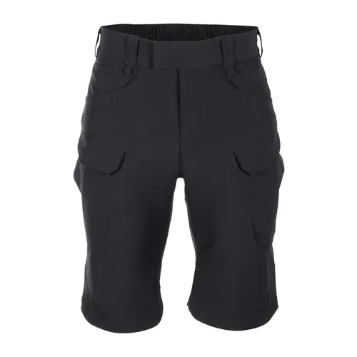 Helikon-Tex OTS Outdoor Tactical Shorts 11 – Schwarz - Wanderhosen aus atmungsaktivem VersaStretch® Lite, ideal für heiße Trails. Mit anatomischem Schnitt, zahlreichen Taschen und optimaler Bewegungsfreiheit.