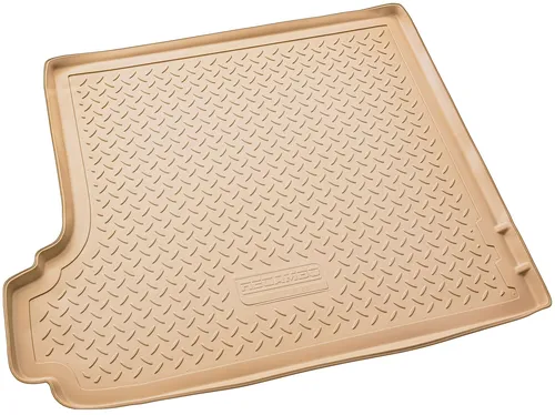Gummi Kofferraumwanne für BMW X3 E83 (2003-2010) - Beige - Maßgefertigte Kofferraumwanne aus Gummi, geruchsneutral und wasserdicht, idealer Schutz für Ihren Kofferraum, perfekt für Hundebesitzer.