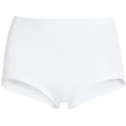 Schiesser Damen Slip Taillenslip 5er Pack - 000049, Größe 46, Farbe Weiss - Funktionsunterwäsche aus 100% Baumwolle im praktischen 5er Pack, ideal für den täglichen Gebrauch mit komfortabler Feinripp-Qualität.