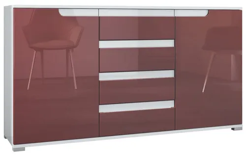 Vladon Sideboard Sylt V1 in rot von Vladon