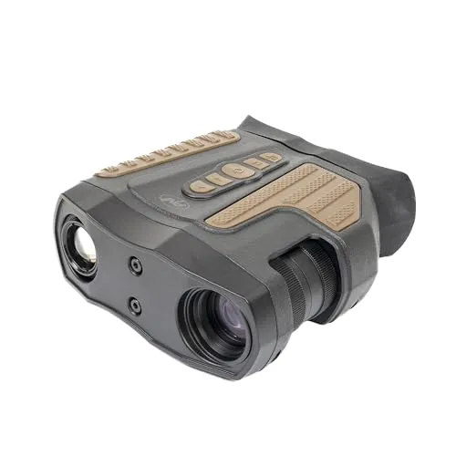 PNI Jagd BH800 Nachtsicht-Fernglas, Infrarot-Jagd, Wildtierkamera, Vogelbeobachtungskamera mit Foto & Video, 1080p bei 30 fps, IR-Reichweite bis zu 300 m, 10-facher optischer Zoom