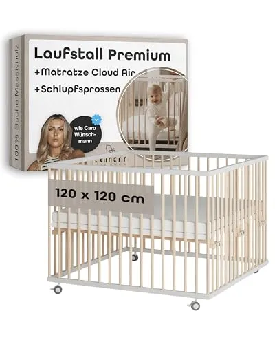 Sämann Baby Laufstall aus Holz von Sämann