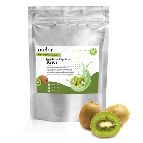 Kiwi Geschmackspulver Fruit Flavour Pulver kalorienarm 300 g
