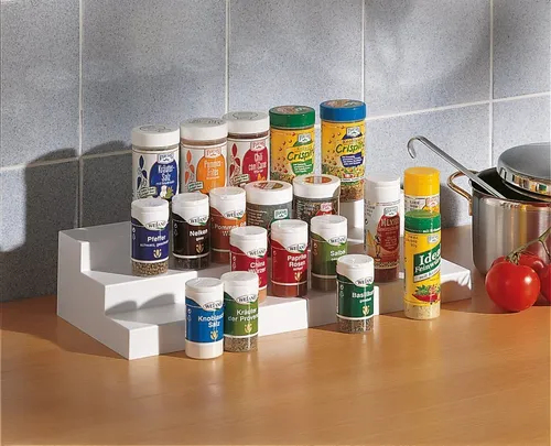 Gewürzständer RUCO, weiß, B:46cm H:10cm Ø:20cm in weiß von Ruco