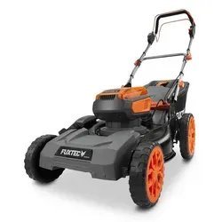 FUXTEC Akkurasenmäher FX-E2RM46PROSET mit variablem Antrieb - Der FUXTEC Akkurasenmäher FX-E2RM46PROSET bietet eine effiziente Schnittbreite von 46 cm und einen variablen Radantrieb für mühelose Rasenpflege. Ideal für größere Flächen, mit 3-in-1 Funktion für vielseitige Nutzung.