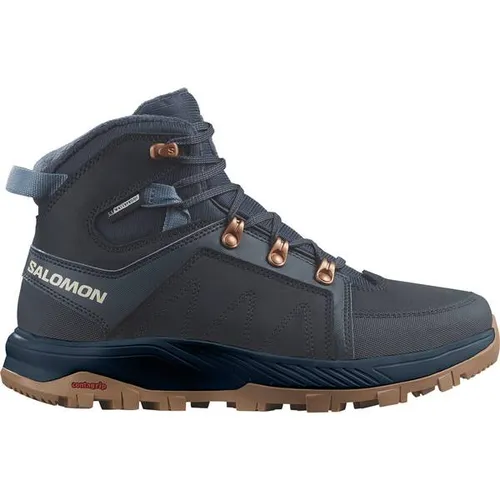 SALOMON Damen Apres Schuhe OUTCHILL TS CSWP W Carbon in blau von Salomon