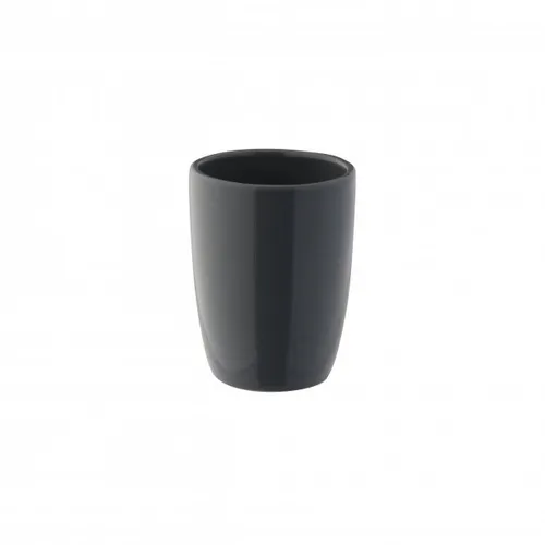 Zahnputzbecher Pisa Dolomit anthrazit Ø ca. 7,5 cm Höhe ca. 10 cm ca. 235 g neu