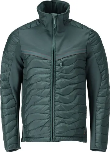 MASCOT Thermojacke 22315 waldgrün - XS - Moderne Thermojacke mit CLIMASCOT® Lightweight Insulation für optimale Wärmeisolierung. Reflektoren erhöhen die Sichtbarkeit, während der Stretch-Stoff Bewegungsfreiheit bietet. Ideal für wechselhaftes Wetter.