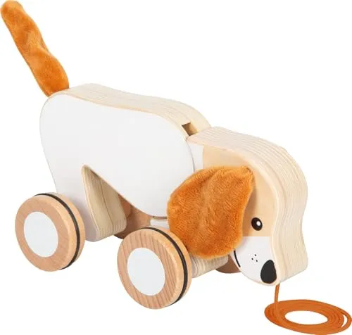 Nachziehtier Hund mit Knisterohren von small foot