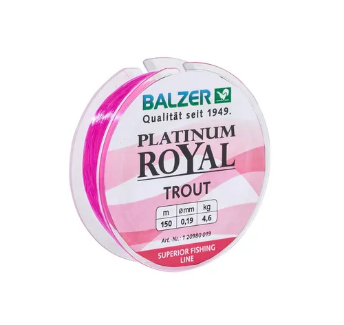 Balzer Platinum Royal Trout pink 150m0,25mm in pink von Balzer