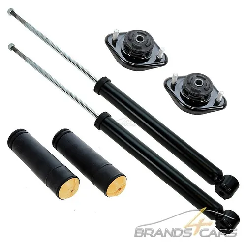 ATEC 2x STOSSDÄMPFER GAS HINTEN+DOMLAGER+PROTECTION-KIT FÜR BMW 3-ER E36 E46