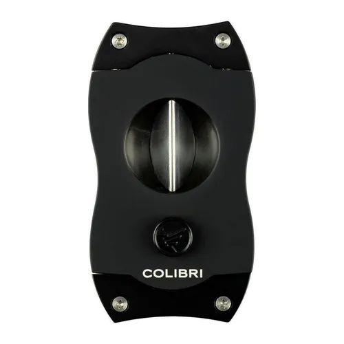 Colibri Zigarrenschneider (V-Cut / Kerbschnitt) schwarz