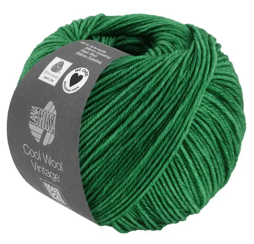 LANA GROSSA COOL WOOL VINTAGE Häkelwolle, 160 m (Ton-in-Ton gefärbte Merinowolle in Vintage-Optik), 50 g