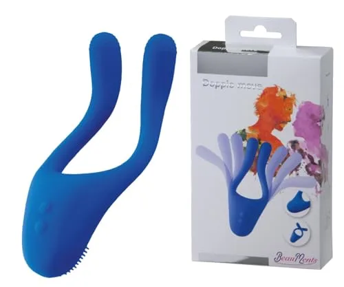 Doppio Move Paarvibrator, Blau