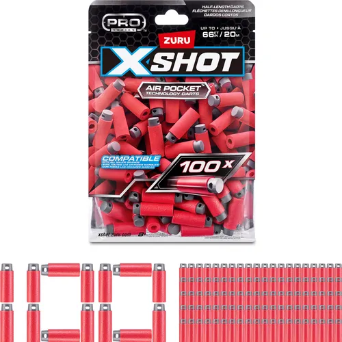 XSHOT Skins Nachfüllpackung 100 Half-Darts für Dartblaster