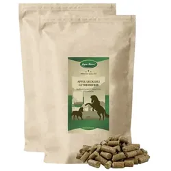 Lyra Horse® Apfel Leckerli 10 kg - Pferdefutter, gesunde Belohnung mit 25% Apfeltrester für Geschmack und Vitalität – ideal für Training und Zwischendurch.