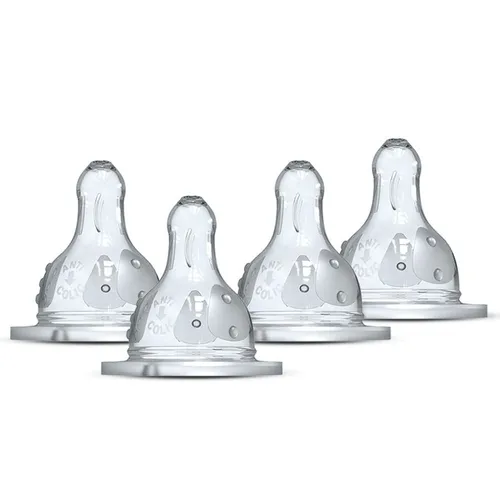 Dodie Sauger 4 Stück (40009044) - Praktisches Set mit 4 Dodie Saugern für Babyflaschen. Ideal für eine einfache Handhabung und einen optimalen Trinkfluss. Perfekt für die Bedürfnisse Ihres Babys.