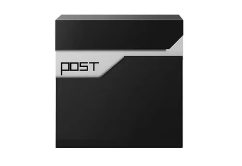 Arebos Moderner Wandbriefkasten mit Zeitungsfach - Eleganter Briefkasten in Schwarz/Silber mit Zeitungsfach, ideal für moderne Eingangsbereiche. Inklusive Befestigungsmaterial und 2 Schlüssel.