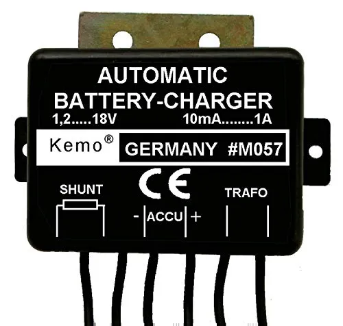 Kemo Akku Lademodul automatisch Ladegerät 1,2 - 18 V/DC