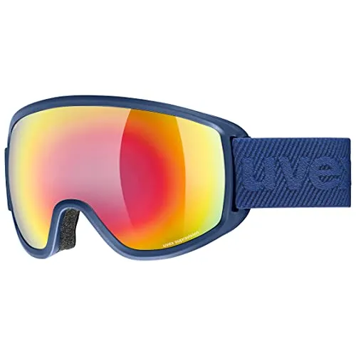 uvex topic FM sphere - Skibrille für Damen und Herren - Skibrille mit sphärischer Doppelscheibe für verzerrungsfreie Sicht und maximaler Beschlagfreiheit, ideal für jedes Wetter und perfekt für Brillenträger.