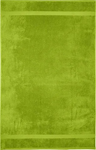 Erwin Müller Badetuch Friedrichshafen 100% Baumwolle apfelgrün Größe 100x150 cm - Premium-Qualität, unvergleichlich saugfähig, hautsympathisch, formstabil (weitere Farben)