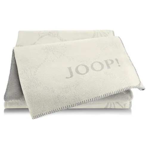 Joop! Wohndecke Cornflower in beige von JOOP!