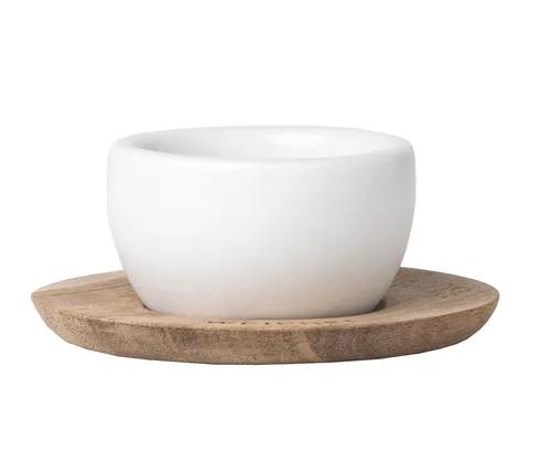 räder Eierbecher WEICHEI LBH 7x7x3 cm weiß in weiß von Räder