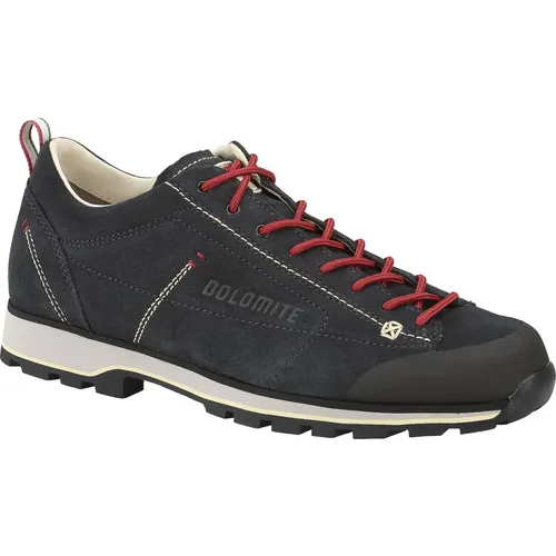 Dolomite Shoe 54 Low blue/cord (0172) 5 - Wanderschuhe aus hochwertigem Wildleder mit dämpfender Vibram-Laufsohle für ultimativen Komfort. Ideal für Freizeit und Reisen, inklusive zweitem Paar Schnürsenkel für individuelle Anpassung.