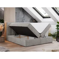 Boxspringbett 140x200 mit Bettkasten und Topper H3 von MKS Meble