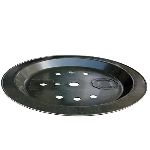 GFK-Abdeckung rund 66 cm für Wasserspiel und Becken Rundgitter 150kg belastbar mit Wartungsklappe