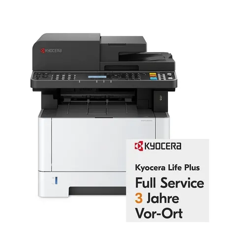 Kyocera ECOSYS MA4000X/PLUS - Multifunktionsdrucker mit 3 Jahren Full Service - Drucker für A4, Laser/LED-Technologie, 40 Seiten/Min, Duplexfunktion, ideal für kleine bis mittlere Büros, inkl. 3 Jahre Full Service Vor-Ort.