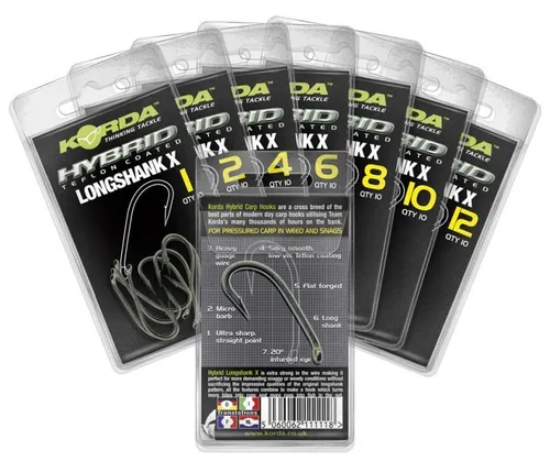 Korda Longshank X Gr. 6 Karpfenhaken 10 Stk.