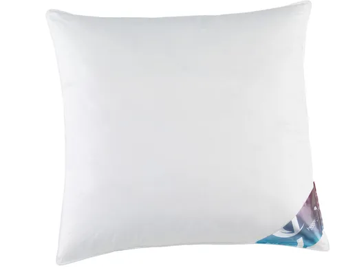 Haeussling Daunenkissen Hygge Home 3-Kammer-Kissen - Nachhaltiges 3-Kammer-Kissen für perfekten Schlaf, ideal für Seitenschläfer, mit 90% Daunenfüllung und biobasiertem Material für ein kuscheliges Schlafgefühl.