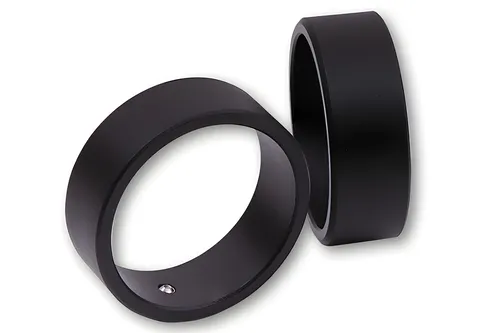 Farbring Highsider schwarz für Lenkergriffe