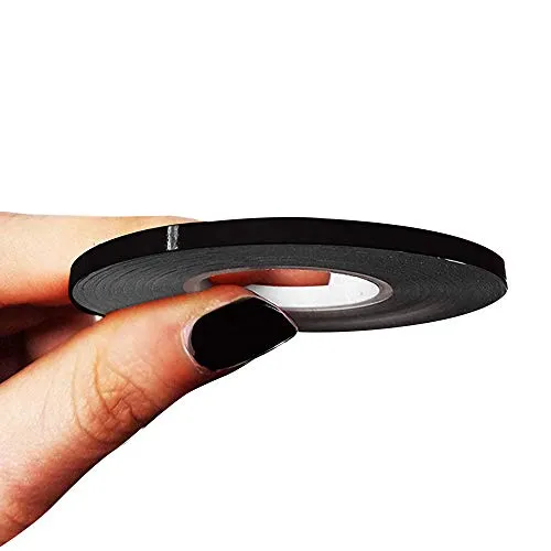 4R Quattroerre.it 10454 Trim Stripes Klebestreifen für Autos, Schwarz, 3 mm x 10 mt