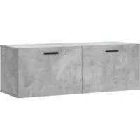 vidaXL Wandschrank Betongrau 100x36,5x35 cm