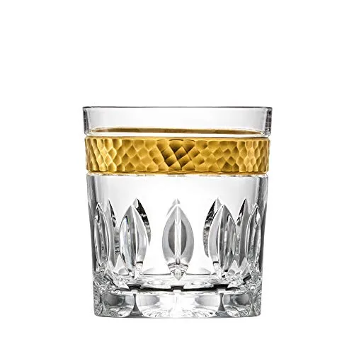 ARNSTADT KRISTALL Whiskyglas Bloom Gold