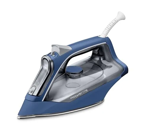 Rowenta Effective+ Dampfbügeleisen - 2400 Watt, kontinuierliche Dampfabgabe 40 g/min, benutzerfreundlich mit transparentem Wassertank und kraftvollem Dampfstoß bis 120 g/min