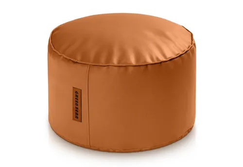 Green Bean Sitzsack-Hocker Cognac