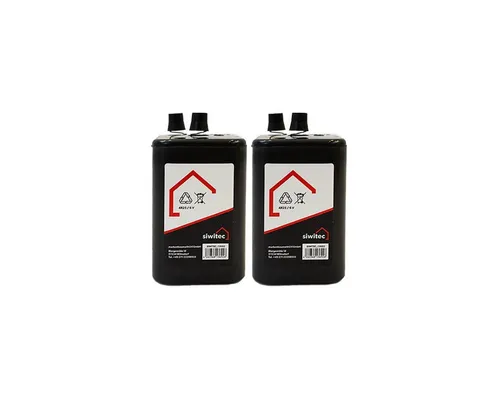 siwitec 2 x Blockbatterie für Warnleuchten im Straßenbau, 6V Batterie Typ AR25 Batterie, 4R25 (6 V V), 6 V, 7 Ah, Typ 4R25600 Minuten Dauer