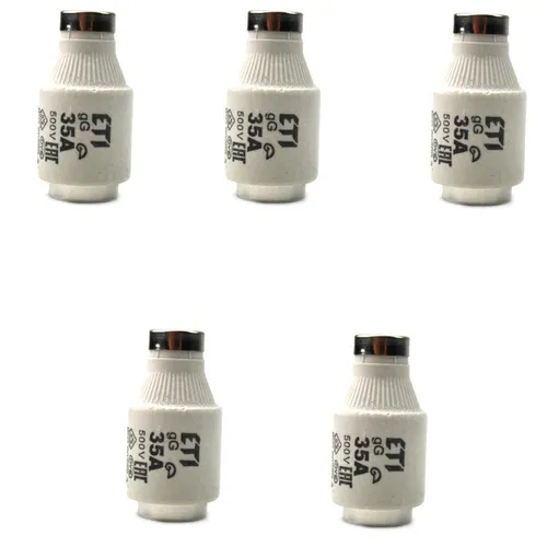 Schmelzsicherung DIII gG 35A/500V Sicherungseinsatz Niederspannungssicherung 5 x