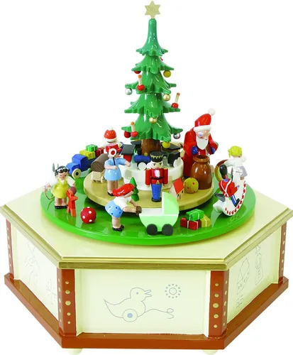 Spieldose Weihnachtsbescherung 8007 Richard Glässer Seiffen