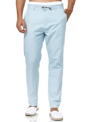 Indicode Leinenhose Veneto beige L - Wanderhose aus 45% Leinen und 55% Baumwolle, elastisch und pflegeleicht, ideal für den aktiven Outdoor-Einsatz.